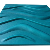 20"x20" Wave Turquoise Tile HD Foam Ceiling Tiles