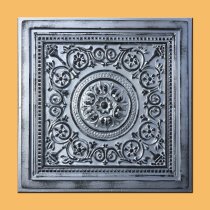 24″x24″ Majesty Rustic Silver PVC 20mil Ceiling Tiles - Best SELLER!