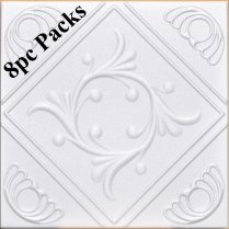 20″x20″ Anet White Foam 8pc/case (same as Diamond Wreath / R02)