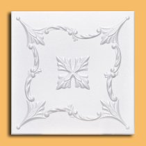 20"x20" Saratov White Foam 8pc/Case (#R138)