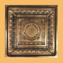 24″x24″ Asiago Antique Copper Black PVC 20mil Ceiling Tile c