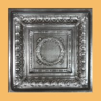 24″x24″ Asiago Antique Silver Brown PVC 20mil Ceiling Tile c