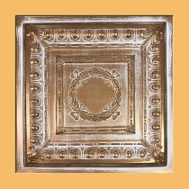 24″x24″ Asiago Accent White Copper PVC 20mil Ceiling Tile c