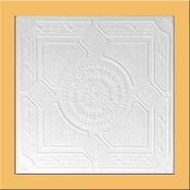 20″x20″ Lima Antique White Foam Ceiling Tile