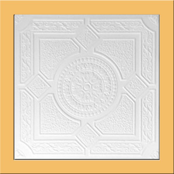 20"x20" Lima Antique White Foam Ceiling Tile