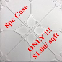 20″x20″ Joy White Foam 8pc/case - $1.00/sqft