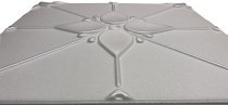 20"x20" Joy White Ceiling Tile Foam