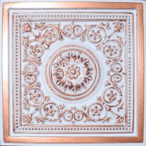 24″x24″ Majesty Accent Copper White PVC 500pcs