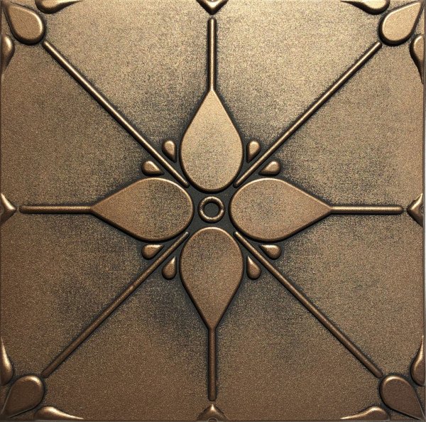 20"x20" Joy Antique Bronze Ceiling Tiles