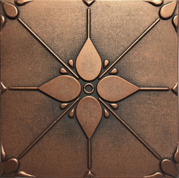 20"x20" Joy Antique Copper Ceiling Tiles