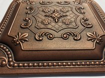 20"x20" Princess Antique Copper Ceiling Tiles