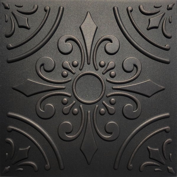 20"x20" Harmony Black Foam Ceiling Tiles