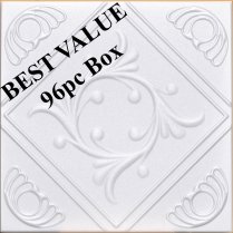 !Best Value 20″x20″ Anet White Foam 96pc Box (same as Diamond Wreath / R02)