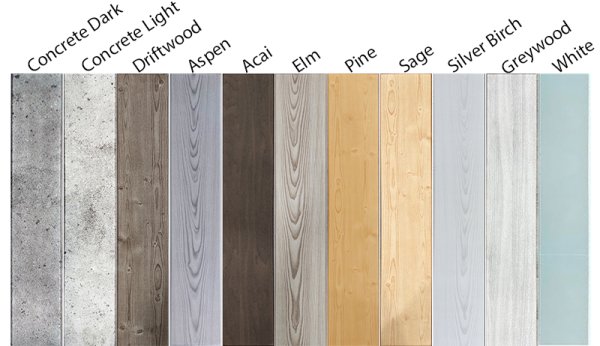 39"x6.5" Foam Wood Ceiling Planks (36pc Pack) - Choose Your Finish