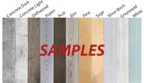 3x SAMPLES - 39"x6.5" Foam Wood Ceiling Planks - Choose Your Finish