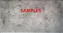 SAMPLES - Concrete Panel - High Density Foam