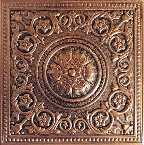 20"x20" Majesty Antique Copper Ceiling Tiles