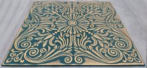 20"x20" Astana Antique Gold Green Ceiling Tiles