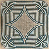 20″x20″ Yerevan Antique Gold Green Ceiling Tiles