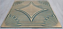 20"x20" Yerevan Antique Gold Green Ceiling Tiles