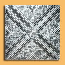 20″x20″ Malta Antique Silver Black Ceiling Tiles