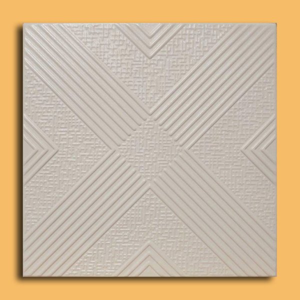 20"x20" Malta Antique White Tile Ceiling Tiles