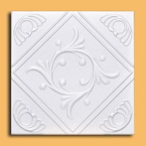 20"x20" Anet White Tile Ceiling Tiles (#R02)