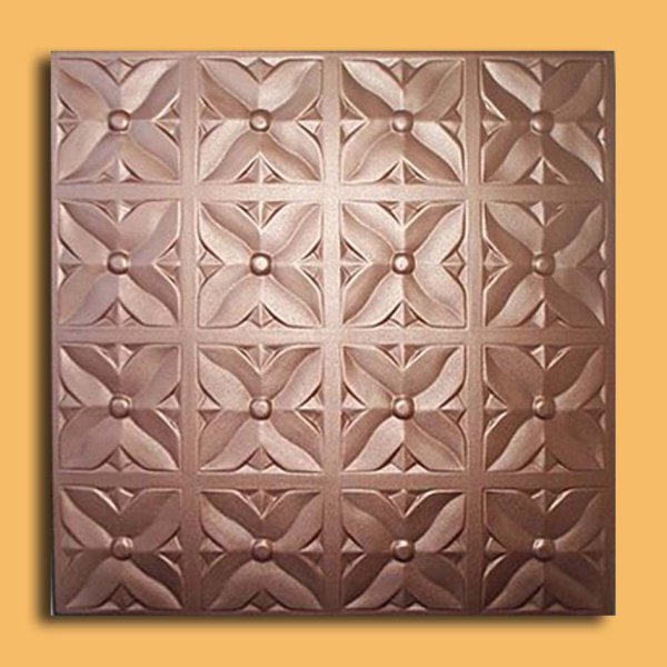 Margaretta Copper - Foam Glue-up Ceiling Tiles