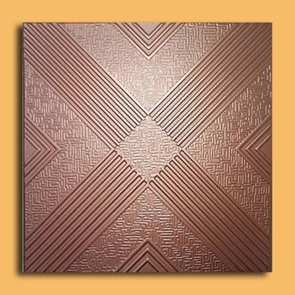 Malta Copper - Foam Glue-up Ceiling Tiles