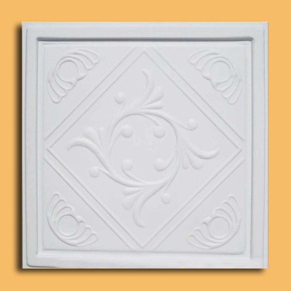 24"x24" Anet White PVC 20mil Ceiling Tiles