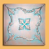 20″x20″ Saratov Antique Copper Patina Ceiling Tiles