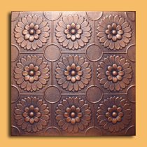 20″x20″ Odessa Antique Copper Graphite Ceiling Tiles