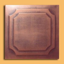 20″x20″ Yalta Antique Copper Brown Ceiling Tiles