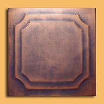 20″x20″ Yalta Antique Copper Graphite Ceiling Tiles