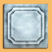 20″x20″ Yalta Antique Silver Black Ceiling Tiles