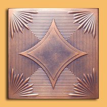 20"x20" Yerevan Antique Copper Graphite Ceiling Tiles