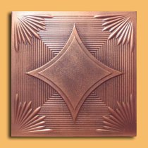 20″x20″ Yerevan Antique Copper Brown Ceiling Tiles