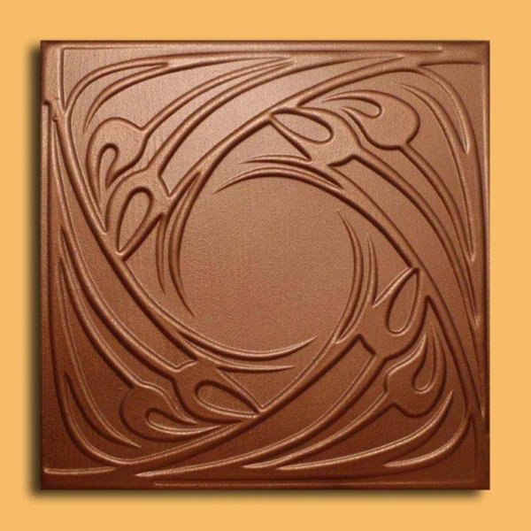 Genoa Copper - Foam Glue-up Ceiling Tiles