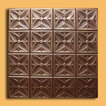 20″x20″ Margaretta Antique Bronze Brown Ceiling Tiles