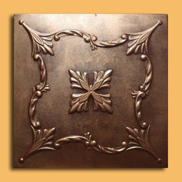 20"x20" Saratov Antique Bronze Brown Ceiling Tiles