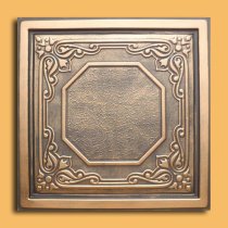 24″x24″ Lisbona Antique Bronze Black PVC 20mil Ceiling Tiles