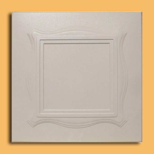 20"x20" Beta Antique White Tile Ceiling Tiles