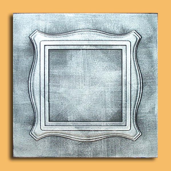 20"x20" Beta Antique Silver Black Ceiling Tiles