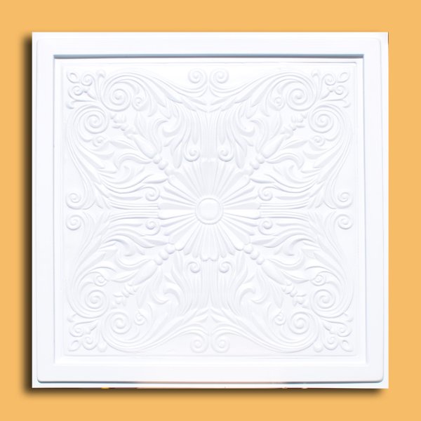 24"x24" Astana White PVC 20mil Ceiling Tiles