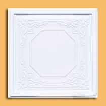 24″x24″ Lisbona White PVC 20mil Ceiling Tiles