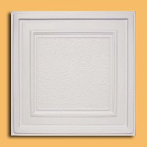 24″x24″ Zeta White PVC 20mil Ceiling Tiles