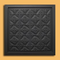 24″x24″ Margaretta Black PVC 20mil Ceiling Tiles