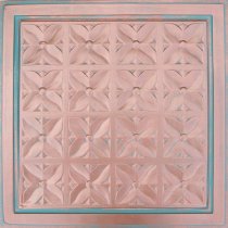 24"x24" Margaretta Antique Copper Patina PVC 20mil Ceiling Tiles