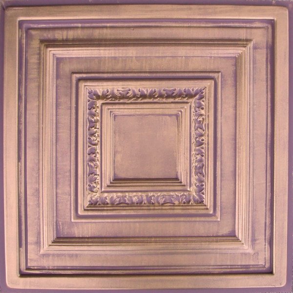 24"x24" Antyx Antique Copper Brown PVC 20mil Ceiling Tiles