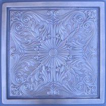 24"x24" Astana Antique Silver Brown PVC 20mil Ceiling Tiles